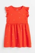 Сукня H&M 1022630 110-116см червоний вишеньки - зображення 1