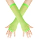 Митенки в сеточку длинные салатовые One Size - изображение 1