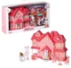 Кукольный дом Bay DReamy двухэтажный игрушка-зайчонок, аксессуары, животные Розовый (6679) - изображение 1