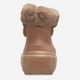 Женские зимние резиновые сапоги низкие Crocs Stomp Lined Boot 208718-2CC 37-38 (M5/W7) 23 см Светло-коричневые (1962654287246) - изображение 6
