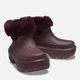 Женские зимние резиновые сапоги низкие Crocs Stomp Lined Boot 208718-6WD 37-38 (M5/W7) 23 см Бордовые (1962654290048) - изображение 3