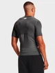 Футболка спортивная длинная мужская Under Armour HG Armour Comp SS 1361518-090 S Серая (194513999644) - изображение 2