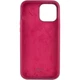 Чохол Fiji Silicone Case для Apple iPhone 14 Pro бампер накладка Soft Touch з мікрофіброю Plum - зображення 2
