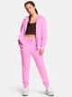 Спортивные штаны на флисе женские Under Armour Ua Rival Fleece Jogger 1379438-638 L Розовые (197777487315) - изображение 3