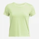 Спортивная футболка для фитнеса женская Under Armour Ua Launch Shortsleeve 1382434-383 M Салатовая (197777137005) - изображение 3