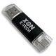 Флеш-накопитель XON FlashDrive DuoConnect 128GB (USB 3.0 + USB Type-C) Черный (FX3DX128MB 7577) - изображение 5