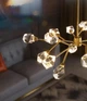 Хрустальная LED люстра Изумруд 8612 (Золотая) на 9 плафонов - изображение 2