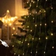 Гирлянда роса Конский хвост, 20 нитей по 2м, 400 LED, от USB, 8 режимов, Теплый белый - изображение 1
