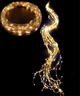Гирлянда роса Конский хвост, 20 нитей по 2м, 400 LED, от USB, 8 режимов, Теплый белый - изображение 2