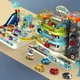 Парковка трек Toysclub 6 рычагов для движения электрический лифт, подсветка - изображение 5