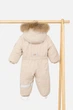 Комбінезон утеплений для хлопчика 68 колір молочний ZYJJ BABY ЦБ-00254771 - зображення 4