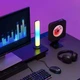 Светодиодный настольный светильник-лампа RGB для световой музыки с пультом управления, Черный - изображение 4
