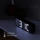 Часы электронные настольные LOSSO Premium BASIC с LED подсветкой черные - изображение 8