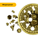 Пазл дерев'яний Біткоїн Bitcoin, А3, Картонна коробка 200 елементів - зображення 3