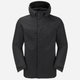 Куртка демісезонна з капюшоном чоловіча Jack Wolfskin Altenberg 3In1 Jkt M A61864_6000 2XL Чорна (4064886307024) - зображення 5