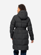 Пуховик зимовий довгий жіночий Jack Wolfskin Frozen Lake Coat W 1206132_6000 XS Чорний (4064993904130) - зображення 2