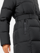 Kurtka puchowa damska długa Jack Wolfskin Frozen Lake Coat W 1206132_6000 L Czarna (4064993904109) - obraz 6