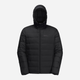 Пуховик зимовий короткий чоловічий Jack Wolfskin Ather Down Hoody M 1207671_6000 S Чорний (4064993897418) - зображення 7