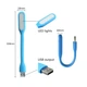 Портативный USB-светодиодный светильник лампа USB LED blue - изображение 3
