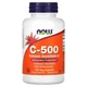 Витамины и минералы NOW Vitamin C-500 Calcium Ascorbate, 100 вегакапсул - изображение 1