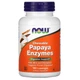 Натуральна добавка NOW Papaya Enzymes, 180 жувальних таблеток - зображення 1