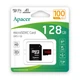 Карта пам'яті MicroSDHC 128GB UHS-I Class 10 Apacer + SD adapter (AP128GMCSX10UB-R) - зображення 2