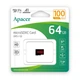 Карта памяти MicroSDHC 64GB UHS-I Class 10 Apacer (AP64GMCSX10UB-RA) - изображение 2