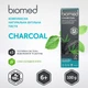 Зубная паста BioMed Charcoal Антибактериальная отбеливающая Уголь 100 г (3800023406820) - изображение 7