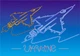 Календарь настенный квартальный на 2027 год на три пружины, Apriori , Самолет F16 , Патриотический календарь , украинский сувенир , 29,7х61см - изображение 2