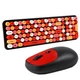 Беспроводная клавиатура с мышкой TWolf TF350 Colorful, Black-Red - изображение 1