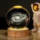 Декоративный 3D ночник хрустальный шар Галактика - изображение 2