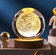 Декоративный 3D ночник хрустальный шар Луна - изображение 2