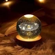 Декоративный 3D ночник хрустальный шар Солнечная система - изображение 5