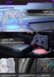 Бездротовий геймпад з подвійною вібрацією MACHENIKE G3S, RGB, Wireless White (G3SWW) - зображення 9
