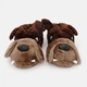 Подростковые теплые тапочки-кигуруми для мальчика Beppi 2194520 36/37 Brown (7000002519183) - изображение 5