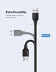 Кабель UGREEN US103 USB 2.0 Male to USB Female 3m Black (10317) - зображення 5