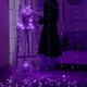 Гирлянда штора "Роса", 1,8x1,2м, 144 LED, от USB и сети 220В, 8 режимов, 12 нитей, Фиолетовый - изображение 3