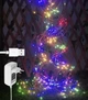 Світлодіодна гірлянда Кінський хвіст, 2м, 300 LED, 15 ниток, від USB і мережі 220В, статичний режим, Мультиколор - зображення 1