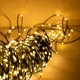 Светодиодная гирлянда нить "Роса" 100м с пультом, 1000 LED, 220V, 8 режимов, IP44, зеленый провод, Теплый белый - изображение 3