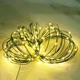 Светодиодная гирлянда нить "Роса" 100м с пультом, 1000 LED, 220V, 8 режимов, IP44, зеленый провод, Теплый белый - изображение 8