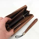 Кошелек кожаный мужской Baellerry leather brown, кошелек мужской для карточек. Цвет: коричневый - изображение 7