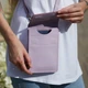 Сумка для телефона з класичної шкіри INCARNE Smart Case Фуксія - зображення 3
