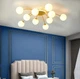 LED-люстра Oрбіта, Золота 10+1 - зображення 2