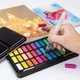 Подарунковий набір акварельних фарб для малювання Professional Paint Set 36 кольорів у металевому пеналі. - зображення 2