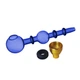 Стеклянная Трубка "Oil pipe Bamboo Blue" - изображение 2
