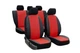 Авточехлы из экокожи RENAULT SANDERO 2007-2012 Pok-ter PERLINE с красной вставкой - изображение 1