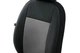 Авточохли з екошкіри RENAULT SANDERO 2007-2012 Pok-ter Road з сірою вставкою - зображення 9
