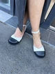 Босоножки женские ShoesBand Молочные с черным носком натуральная кожа 38 (24,5 см) (S99001) - изображение 6