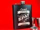 Набор подарочный фляга с рюмками VexShop 7oz подарок мужчине, 4 рюмки и фляга (61145-26) - изображение 5