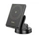 Тримач HOCO Precious magnetic wireless fast charging Car holder HW20 (center console) black - изображение 1